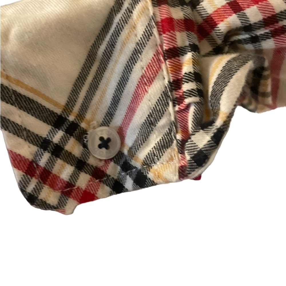 Izod women’s size medium button-down shirt plaid - Picture 7 of 11